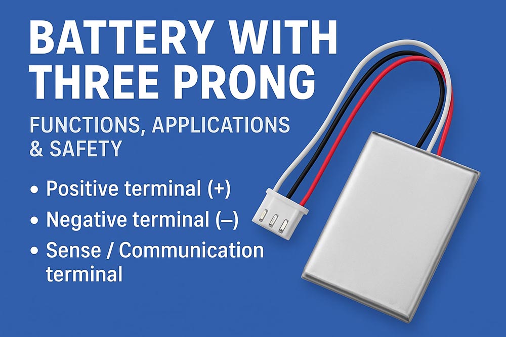 battery with three prong
